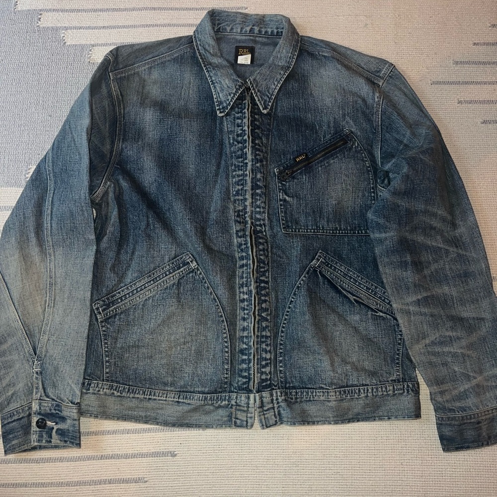 Ralph Lauren Double RL Blue Denim Jacket